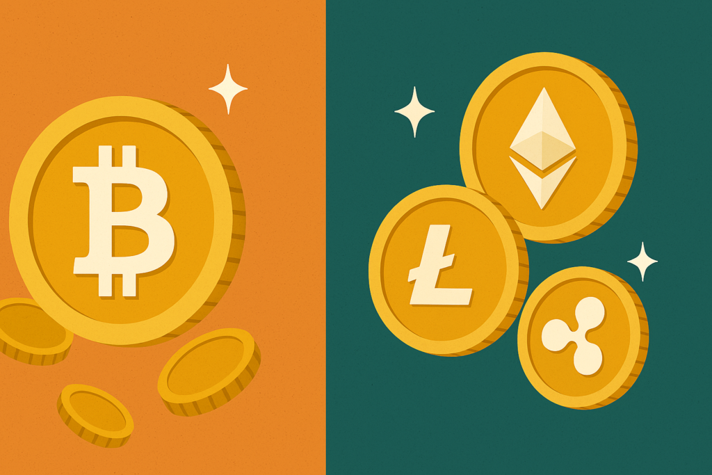 A Diferença entre Bitcoin e Altcoins