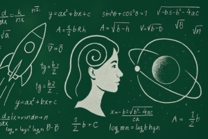 Mulher no Universo Espacial