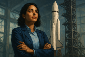 Mulher no Universo Espacial