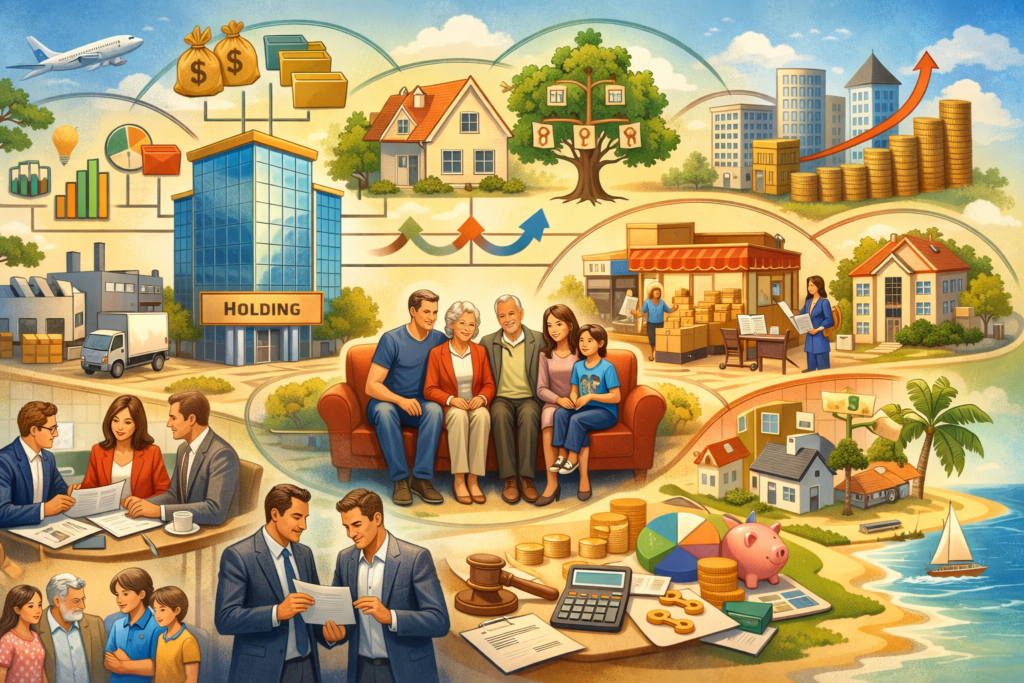 O Funcionamento de uma Holding Familiar