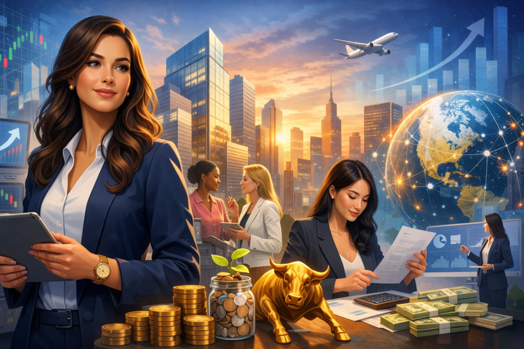 A Influência da Mulher no Mundo Financeiro