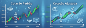 Cotação Ajustada e Cotação Padrão 